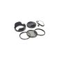 Accessory kit (adapter, UV, Polarizer Filter, cap, hood) for Canon SX30 and SX40 HS.  (Electronic devices)