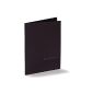 Five 4-part application folders Executive Exclusiv Plus - Black - with embossing 