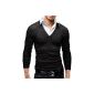 Merish 2 in 1 pullover with shirt insert 5 colors Men 26 (textiles)