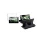 Black Leather Case + 360 ° clear LCD Film for BlackBerry PlayBook (Electronics)