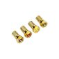 Hama F - connector gold with color coding