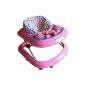 Baby walker baby walker baby walker pink with game table (baby products)