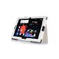IVSO Slim-Book Case Cover for Lenovo IdeaTab A10-70 10.1-Inch Tablet (White) (Electronics)