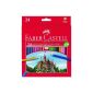 Faber-Castell Castle Case 24 Crayons Hexagonal (Office Supplies)