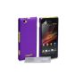 Yousave Accessories rigid hybrid shell for Sony Xperia M Purple (Accessory)