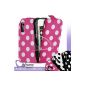 Dofomy - Cover To Cover Slim Case For Fuchsia Pink Dots Samsung Player One (Electronics)