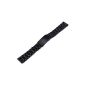 Ritche Watch Strap Stainless Steel Black 22 mm mounting right (Watch)