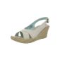 Crocs A-Leigh Wedge Women Linen, Women Sandals (Clothing)
