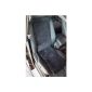 Car fur car seat Pad / seat trailer 30cm Sheepskin width Premium (slate) Directly from the manufacturer