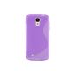 iProtect S-Line TPU Case Samsung Galaxy S4 Wrap purple (Electronics)