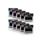 Luxury Cartridge HP 364XL ink cartridges compatible chip for HP Photosmart, Deskjet, Officejet - Black / Cyan / Magenta / Yellow, Lot 10 (Office Supplies)