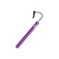 Touch screen with stylus Universal BIRUGEAR cap and a 3.5mm jack adapter - Purple Metallic (Wireless Phone Accessory)