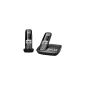 Gigaset C610A Duo Cordless DECT phone with an integrated answering additional handset Black (Electronics)