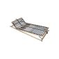 Inter bed frame slatted 554,271 Vita Med 28 with 5 zones 28 bars head and foot adjustable 90 x 200 cm (household goods)
