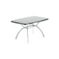 WINNER 659 / A Boulevard Folding Table 95x165 graphite, Mecalit decorative panel (garden products)