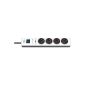 Brennenstuhl Hugo- surge protection power strip 4-way white / black with switch 1150610304 (tool)