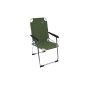 Folding chair fishing chair camping chair olive-green (Misc.)