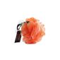 Large Flower Shower Exfoliating Orange High Quality (Health and Beauty)