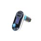 VicTsing Bluetooth Car Kit MP3 Player FM Transmitter with Micro Call Handsfree, Dual USB Charging 5V / 2.1A output, Micro SD / TF Card Reader Slot AUX IN for all Bluetooth mobile phones (iPhone 4, 4S, 5, 5S, Samsung Galaxy S3 S4 S5 Note 2 March Sony Xperia Z L39H Z1 L36h Z2 HTC One X One M7 and M8 etc.) (Electronics)