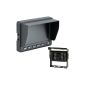 5 inch TFT color monitor + color camera IP67 black incl. 10 m cable