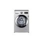 LG F 1494 QD Front Load Washer (A +++, 171 kWh / year, 10,000 liter / year, 1400 rpm, 7 kg Inverter Direct Drive, Aqua Lock) white (Misc.)