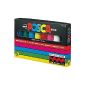 Uniball Posca Kingdom PC8K / 8 Cover 8 water paint marker ink pigmentation accompanied Pointe wide (Office Supplies)