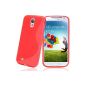 Deal Gadgets TPU Cases for Samsung Galaxy S4 i9500 Skin Case Cover (Red) (Electronics)