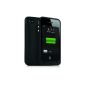 Mophie Juice Pack Plus Case with integrated battery for iPhone 4 / 4S Black (Wireless Phone Accessory)