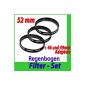 UVF360 Photo Filter Video filter SET 3x Video Spectral effect filter Rainbow rays filter filter Star filter 46mm 49mm 52mm (Electronics)
