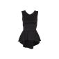 KRISP® ladies Peplum Top Short Sleeve Stretch Sleeveless shirt (Textiles)