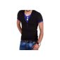 MT Styles 2in1 T-Shirt Deep V-Neck BS-501 (Textiles)