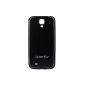 xubix Galaxy S4 battery cover brushed metal look Samsung i9500 / i9505 black (Accessories)
