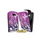 Master Accessory Leather Case for Samsung Galaxy i699 Trend Flower Pattern Purple (Accessory)