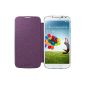 Samsung Flip Cover Case Cover for Samsung Galaxy S4 - Sirius Purple (Wireless Phone Accessory)
