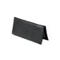 Smart House - Checkbook long black real leather crust (Kitchen)