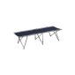 Campart BE-0641 camp bed, navy with carrying bag (garden products)
