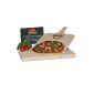 Pimotti 202_001 Fireclay pizza stone / brick bread, 2.5cm with shovel and recipes (household goods)