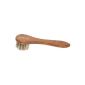 Palot Round Brush High Quality, In Beech Varnish, Hair In Real Crin From Horse, 15cm Length - Quality In The French Tradition (Shoes)
