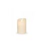 Sompex Flame Led Electric Candle, Real wax, Remote control with timer, 8 x 12.5 cm, ivory, 35130 (tool)