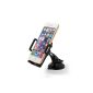TaoTronics Car Mount Cell Phone Holder Mount for iPhone 6 / 6Plus 5S / 4S Samsung Galaxy Smartphone (Electronics)