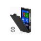 Goodstyle UltraSlim Case Leather Case for Nokia Lumia 820, Black (Wireless Phone Accessory)