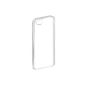 AmazonBasics TPU Protective Case with Screen Protector for iPhone 5 (milky) (Wireless Phone Accessory)