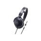 Audio-Technica ATH-T200 Headphones Closed Home Studio 6.3 mm Jack Black (Electronics)