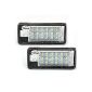 CARCHET® 2x 18 SMD LED white license plate lamp license plate light for Audi A3 A4 A8