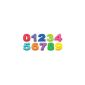Lakeland numbers bakeware from silicone, 10 forms with the numbers 0-9, approximately 11 cm (household goods)
