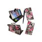 Sony Xperia Z2 PU Flip Leather Skin Case BAG DISH + STYLUS BY GSDSTYLEYOURMOBILE {TM} (Textiles)