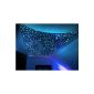 amzdeal® Fiber Optic Skylight Star 5W RGB LED Star Sky 240 fiber optic starry sky PowerStar LED lighting series including projector, wireless remote control for the color change, the memory function, 16 colors with Euro plug Decorations Gifts