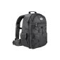 Mantona azurite photo backpack (for SLR with lens attached, additional lenses, flash system and accessories, tripod mount) (Accessories)