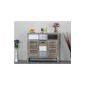 Sideboard Chest distressed White Wash Madrid drawers cabinet New