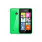 Orzly® - NOKIA LUMIA 530 - Fusion Hard Cover Gel Case / Cover (AKA: Fusion Gel Hard Case / Cover / Skin) GREEN NOKIA LUMIA 530 SmartPhone / Cell Phone - Suitable for ALL models (incl: Original Model 3G / Dual SIM Version / etc.) (Wireless Phone Accessory)